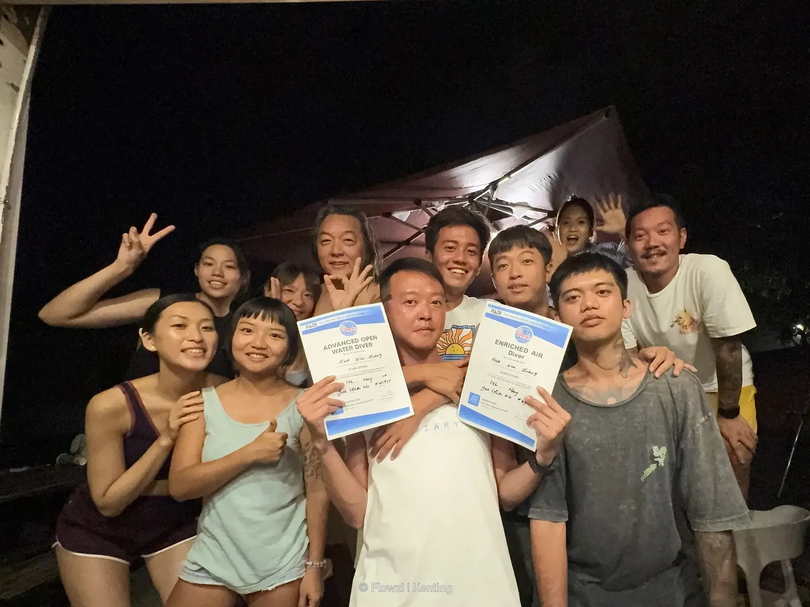 PADI進階開放水域潛水員AOW課程教學實況