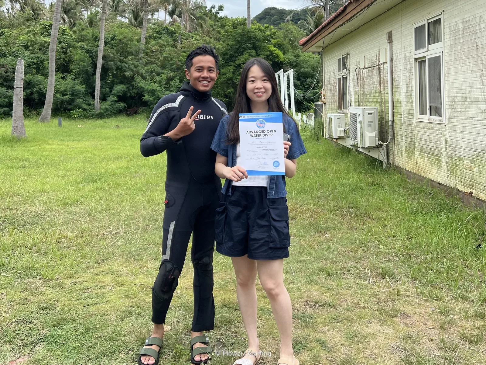 PADI進階開放水域潛水員AOW課程教學實況