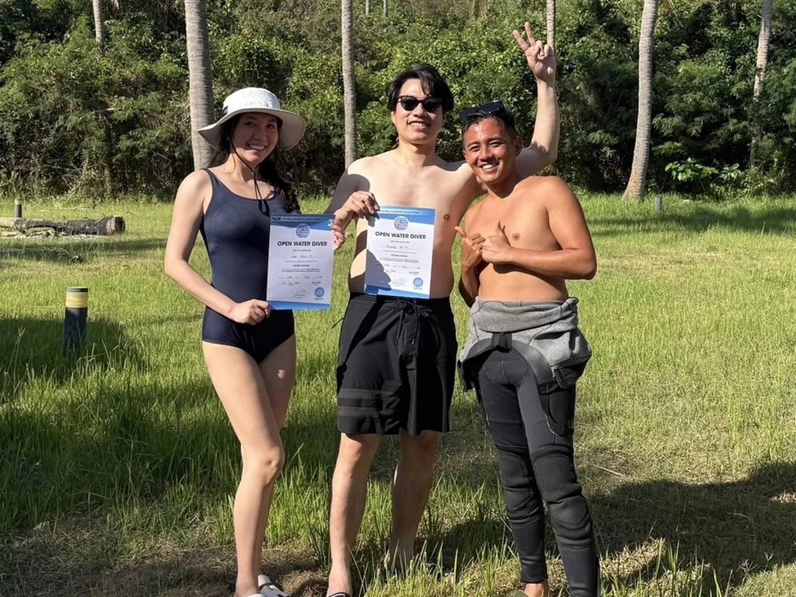 PADI初階開放水域潛水員OW課程教學實況